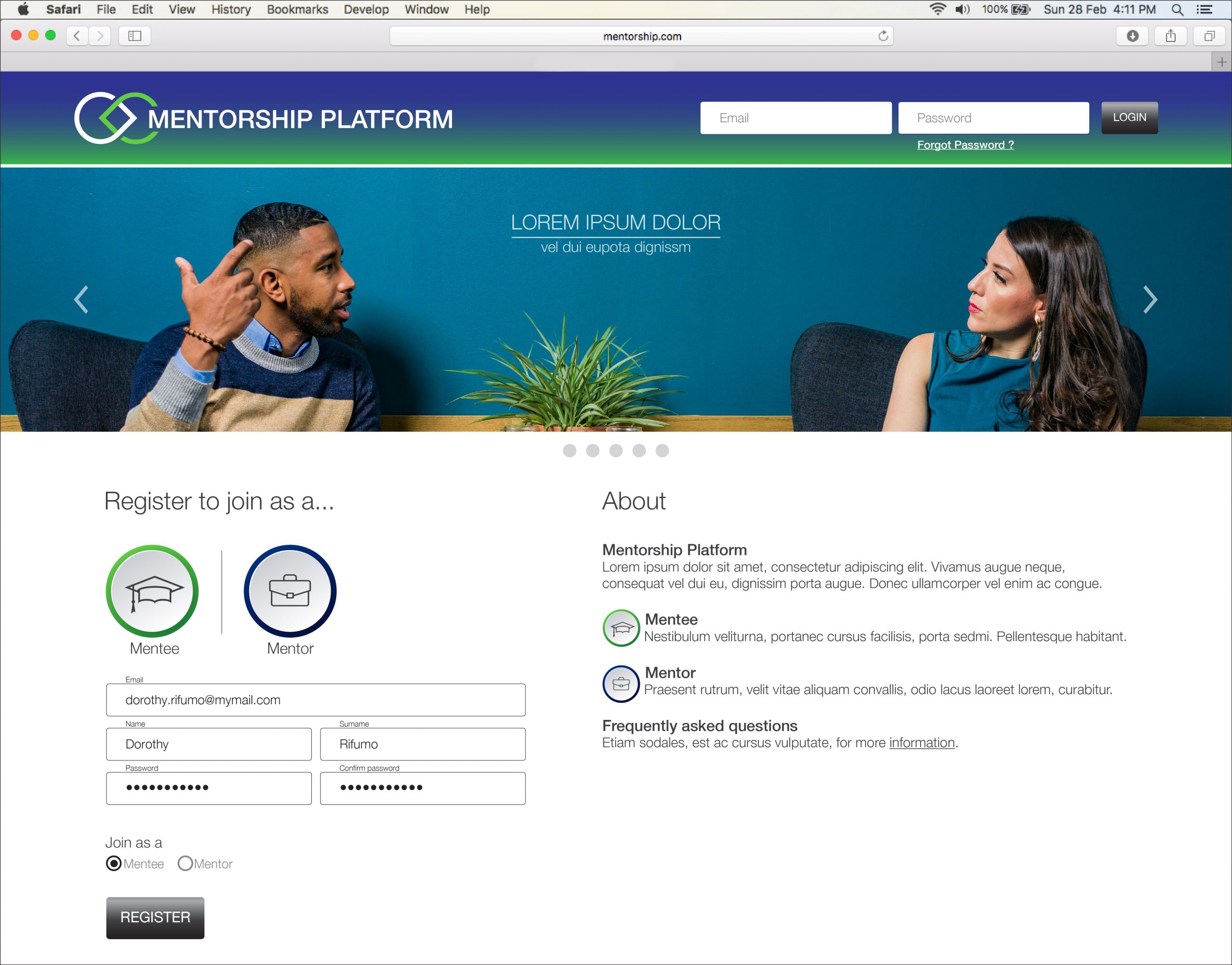 Mentorship platform 1.2