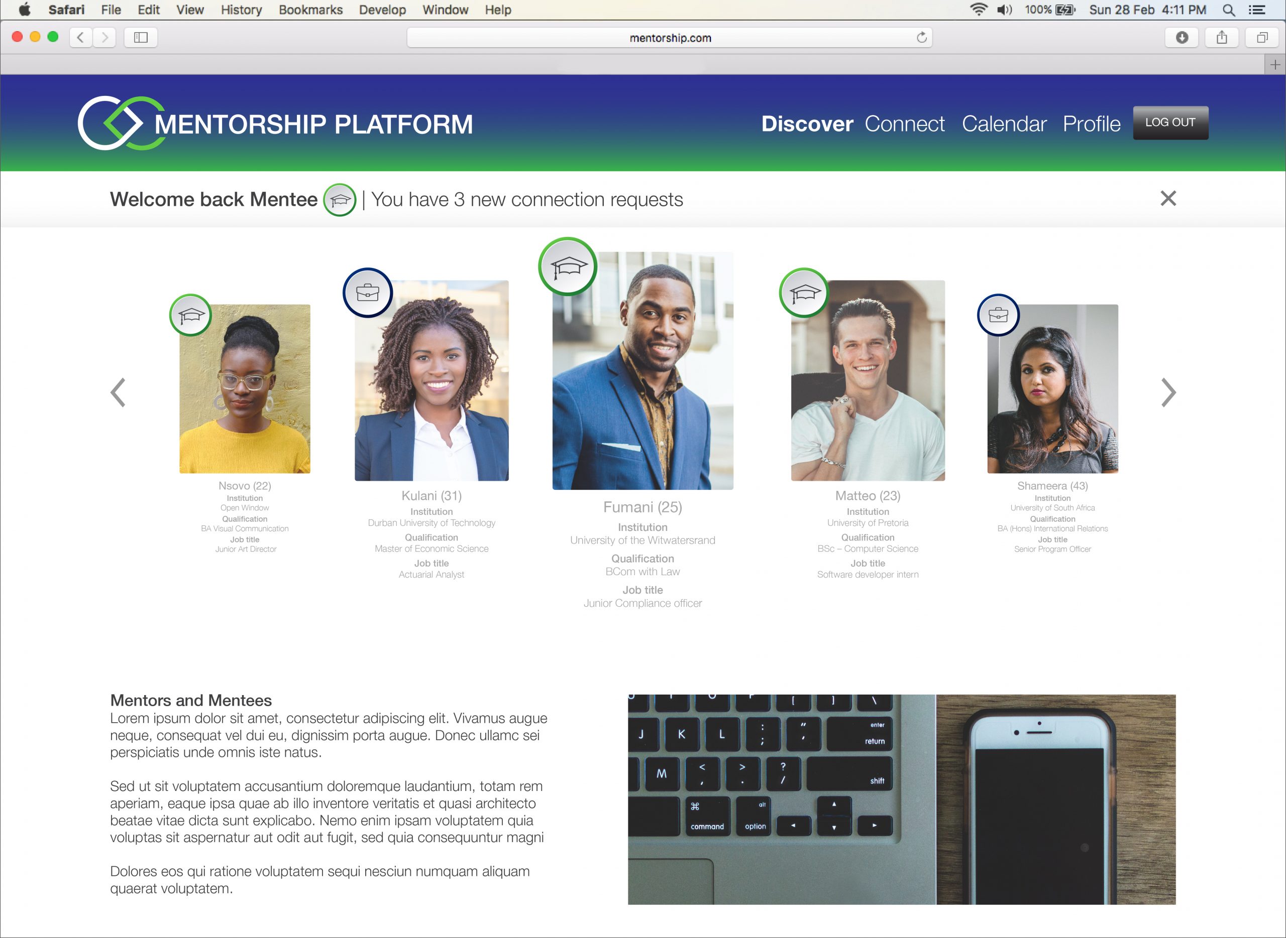 Mentorship platform 3