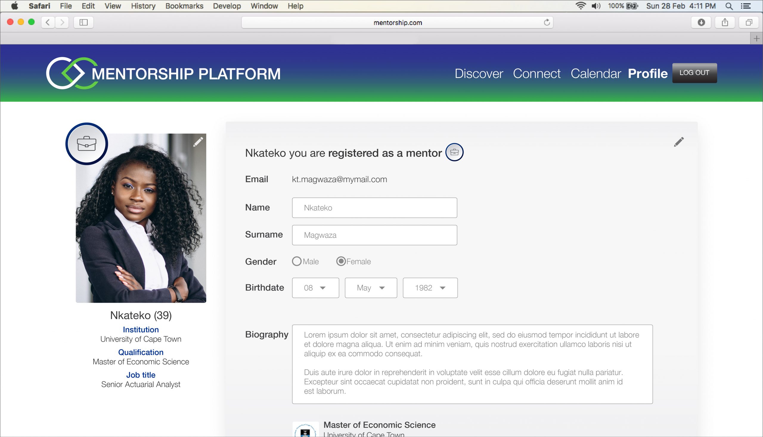 Mentorship platform 6